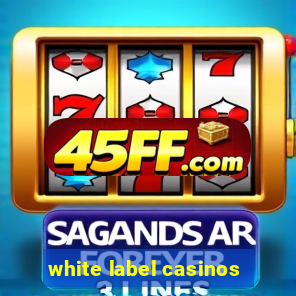 white label casinos
